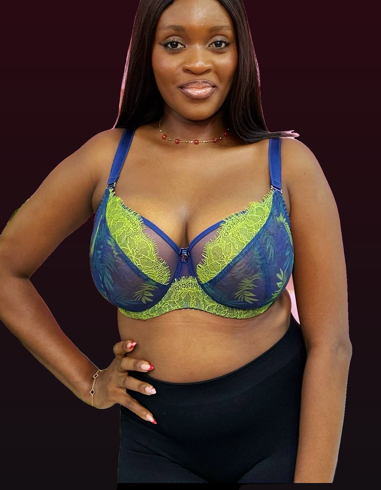 Tropical lace bra — Rubies Lingerie
